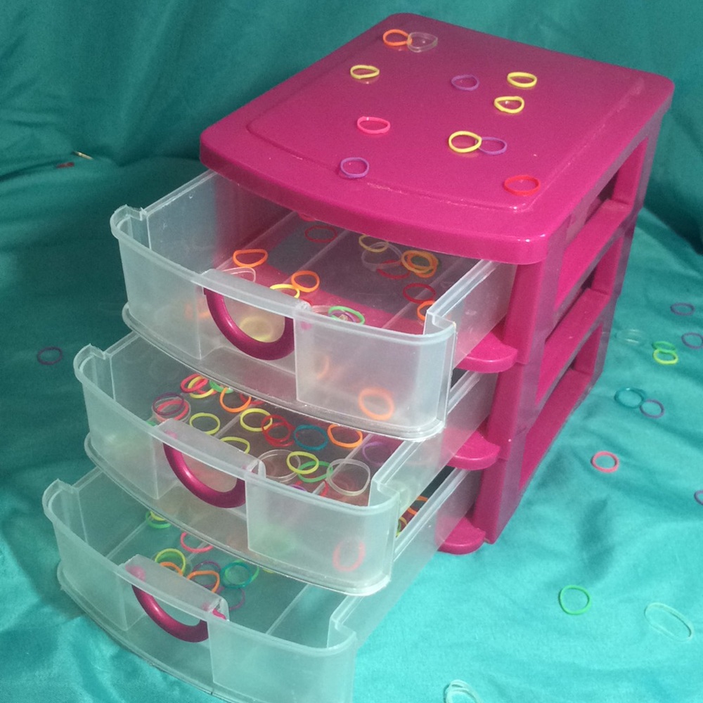 Pink 3 shelved organizer